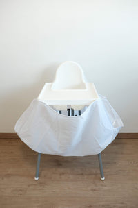 High Chair Food Catcher - White - ToddleQuest