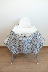 High Chair Food Catcher - Zag to Zig - ToddleQuest